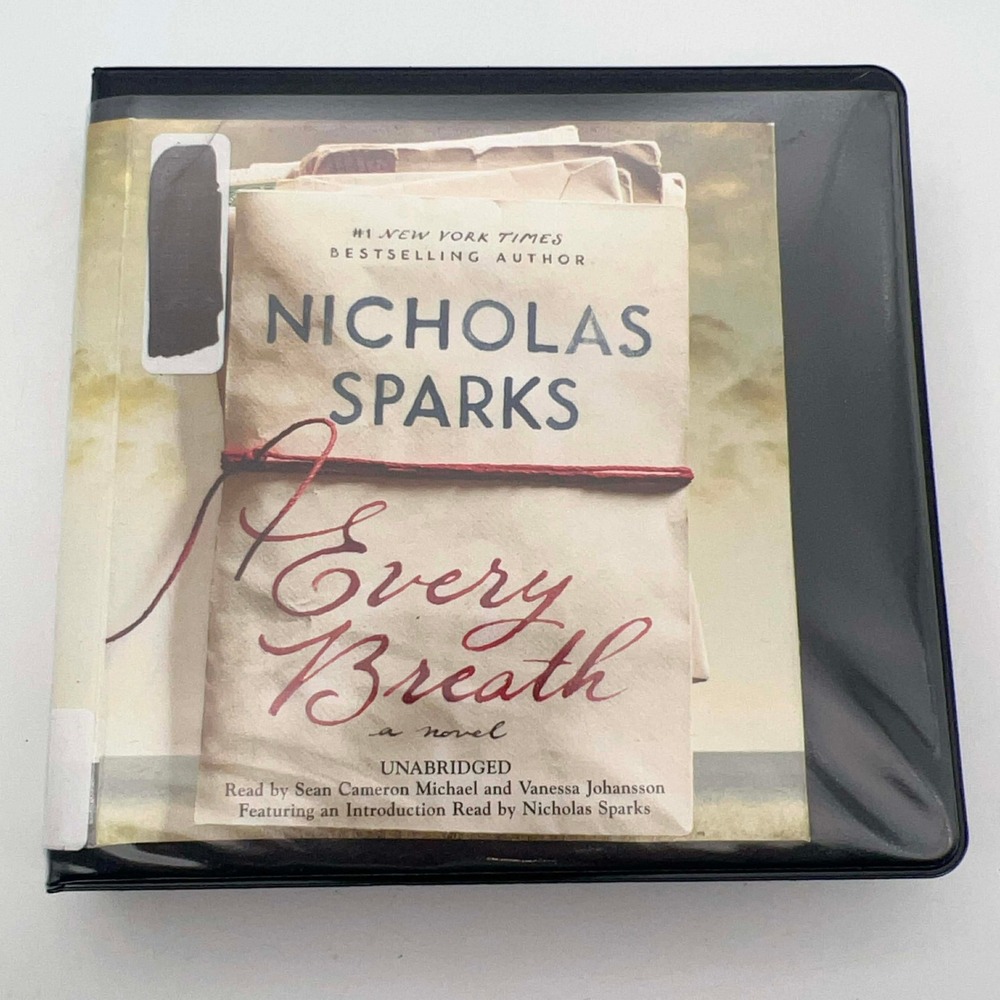 Every Breath Nicholas Sparks Audiobook 8‑CD Unabridged‎ Hachette EUC